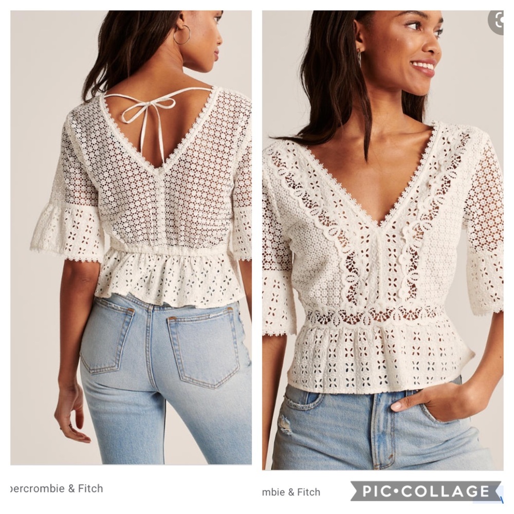 Abercrombie lace top